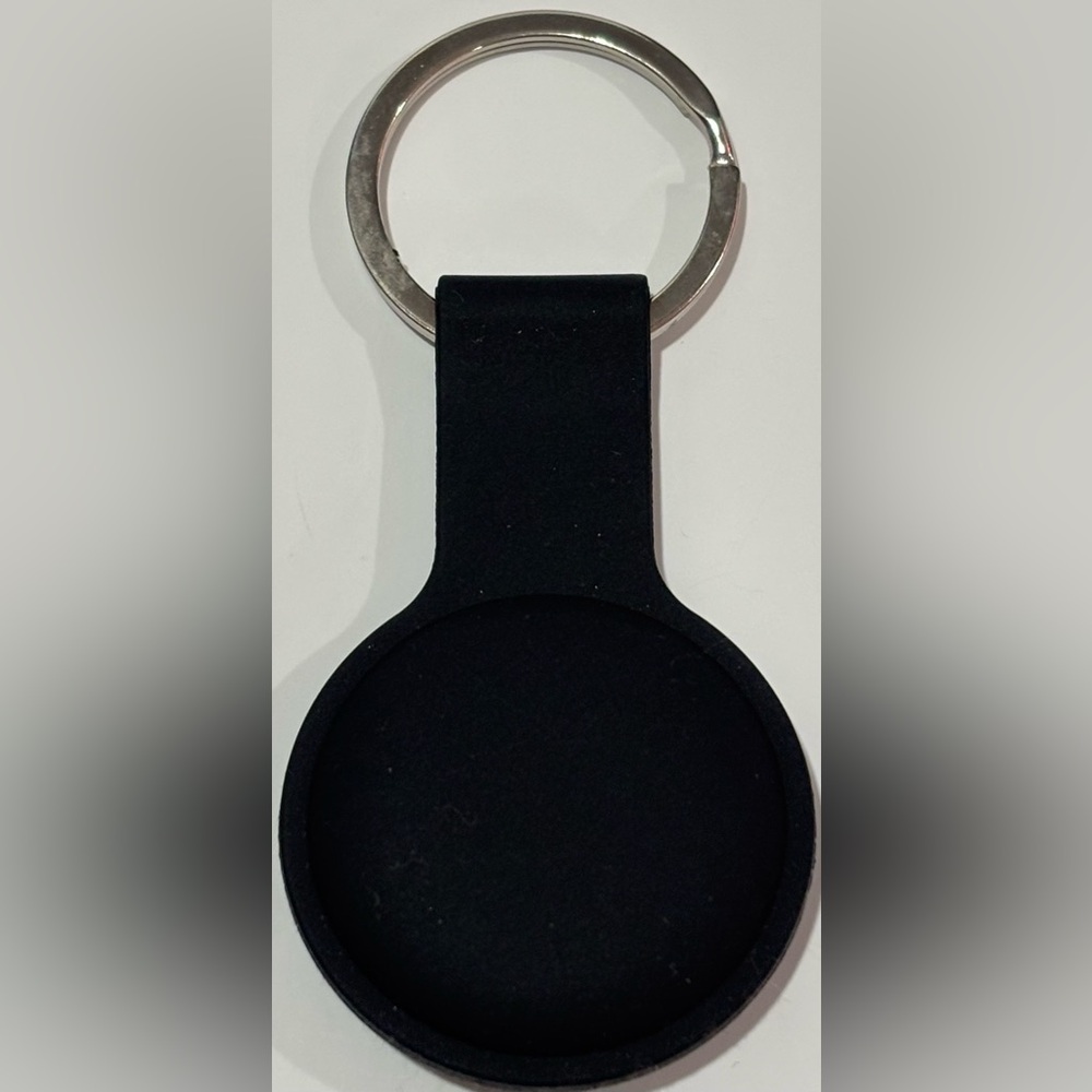 3/$20 | AirTag Holder Keychain | Black Pink Navy Red - Picture 2 of 4